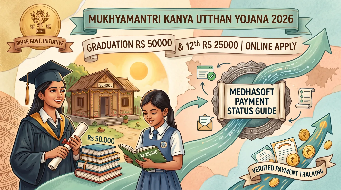 Mukhyamantri Kanya Utthan Yojana 2026 Mukhyamantri Kanya Utthan Yojana 2026