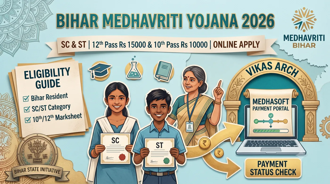 Bihar Medhavriti Yojana 2026 Bihar Medhavriti Yojana 2026