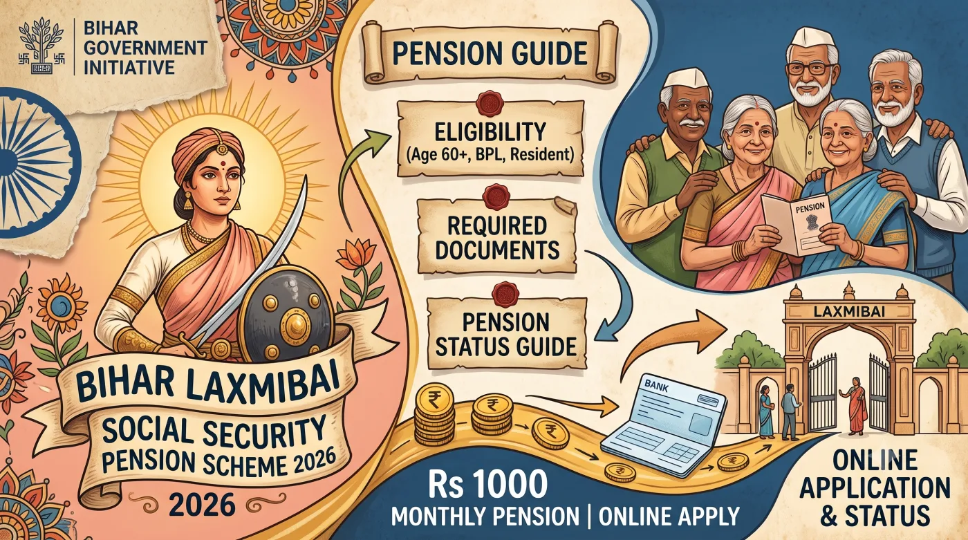 Bihar Laxmibai Social Security Pension Scheme 2026 Bihar Laxmibai Social Security Pension Scheme 2026