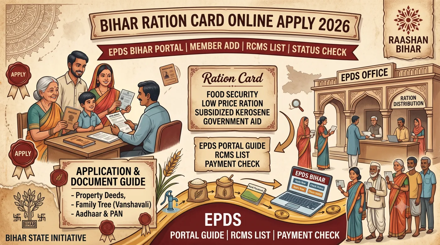 Bihar Ration Card Online Apply 2026 Bihar Ration Card Online Apply 2026