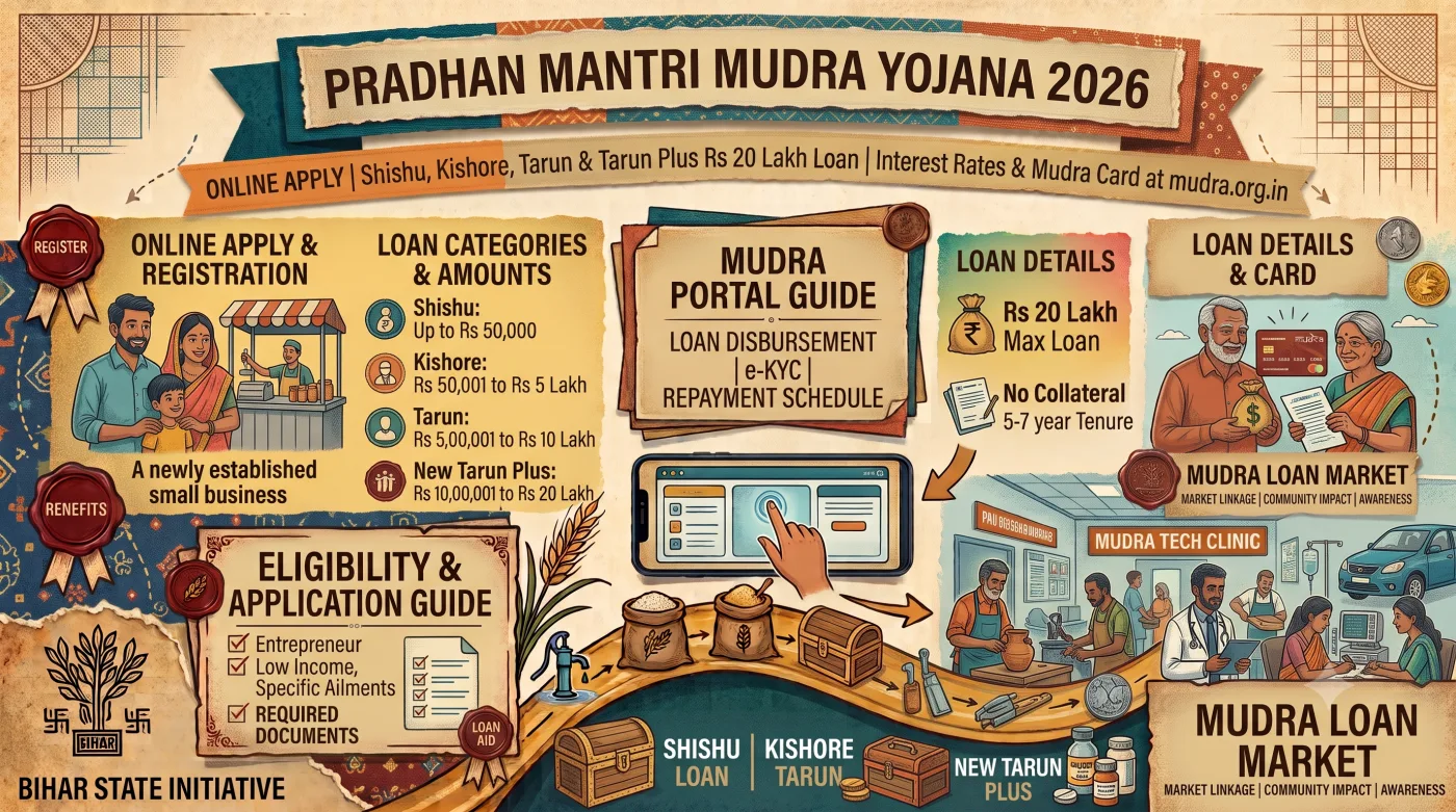 Pradhan Mantri Mudra Yojana 2026 Pradhan Mantri Mudra Yojana 2026