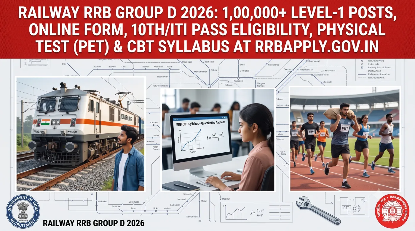 Railway RRB Group D 2026 Railway RRB Group D 2026
