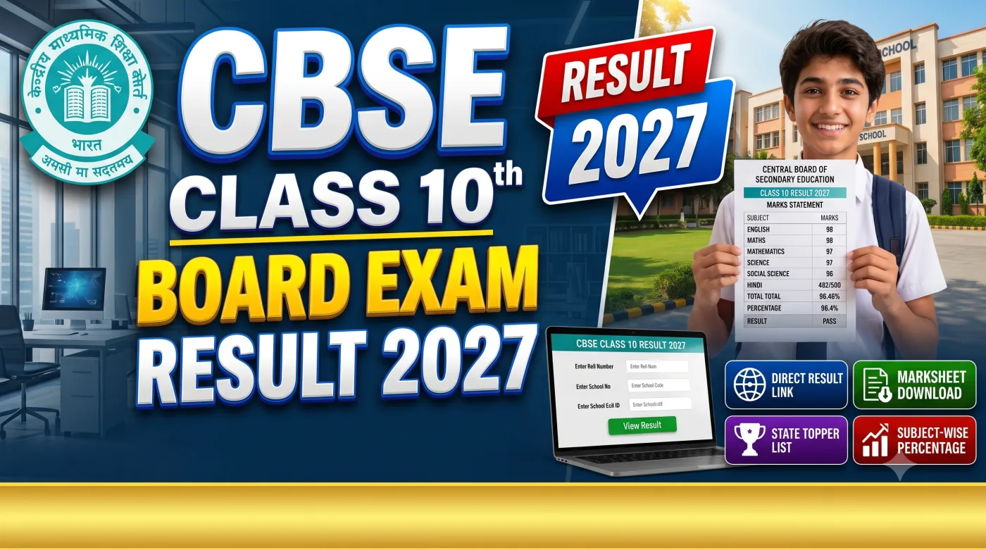 CBSE Class 10th Result 2027 CBSE Class 10th Result 2027