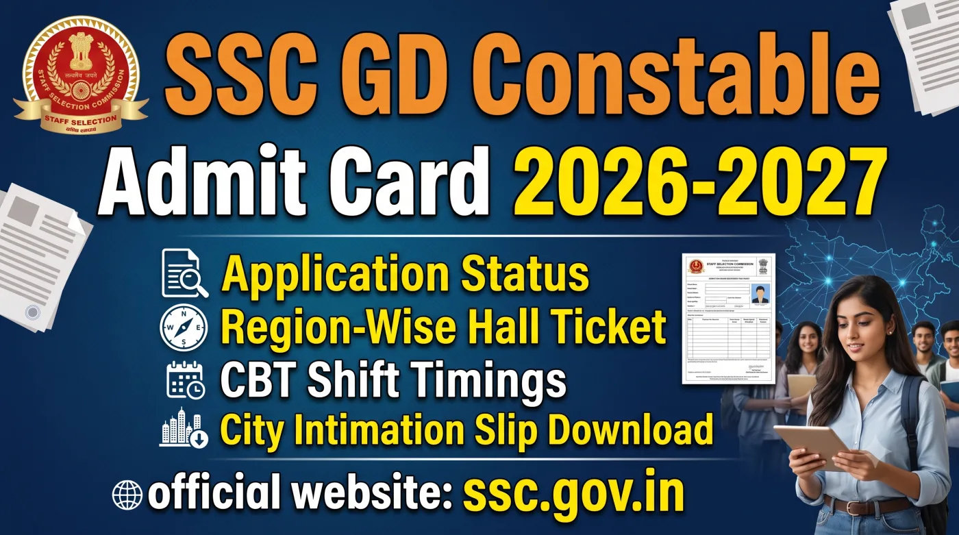SSC GD Constable Admit Card 2026-2027