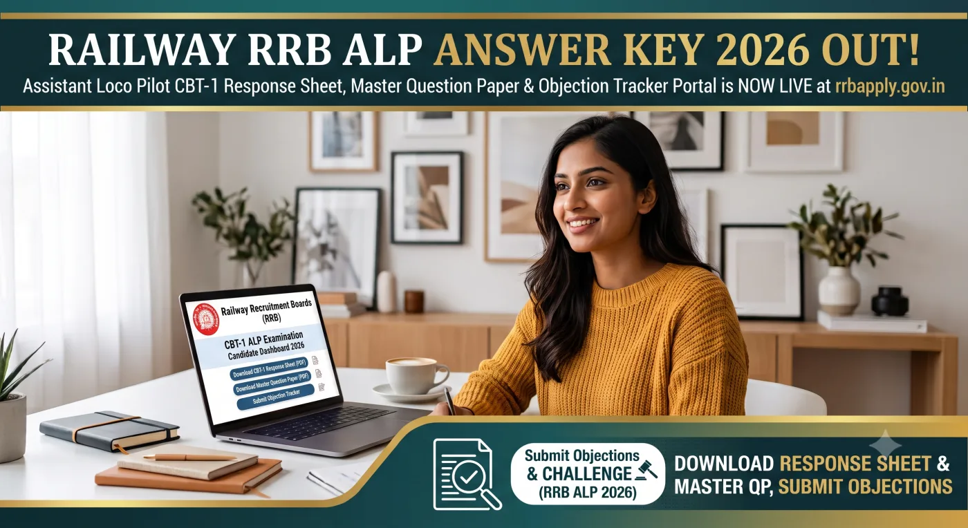 Railway RRB ALP Answer Key 2026 Railway RRB ALP Answer Key 2026
