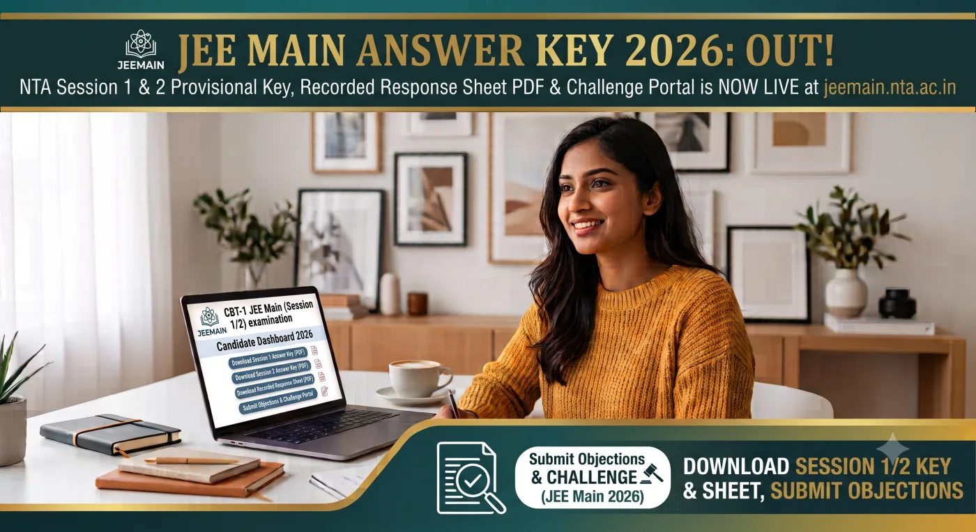 JEE Main Answer Key 2026