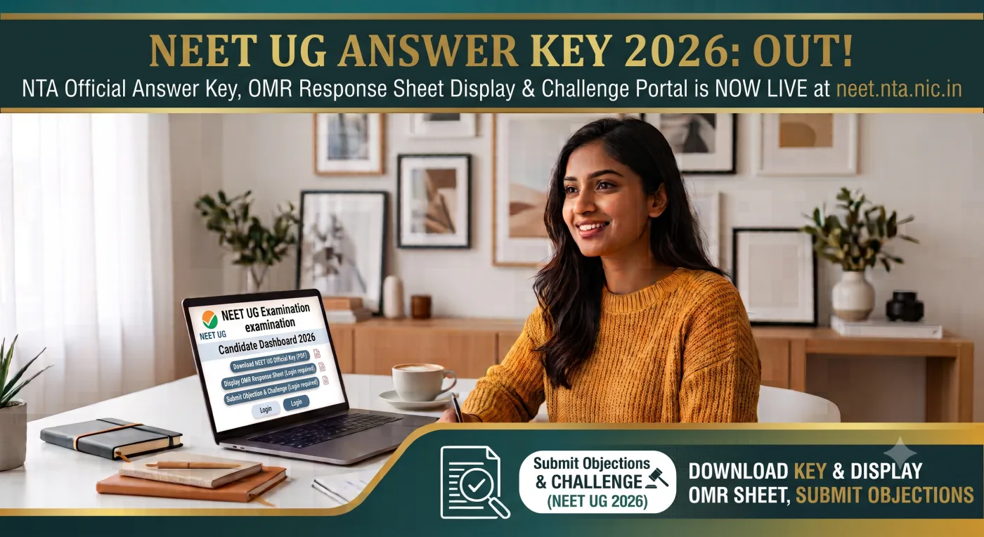 NEET UG Answer Key 2026 NEET UG Answer Key 2026