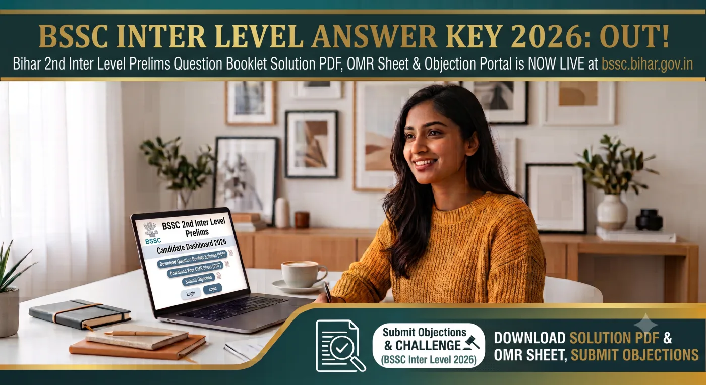 BSSC Inter Level Answer Key 2026