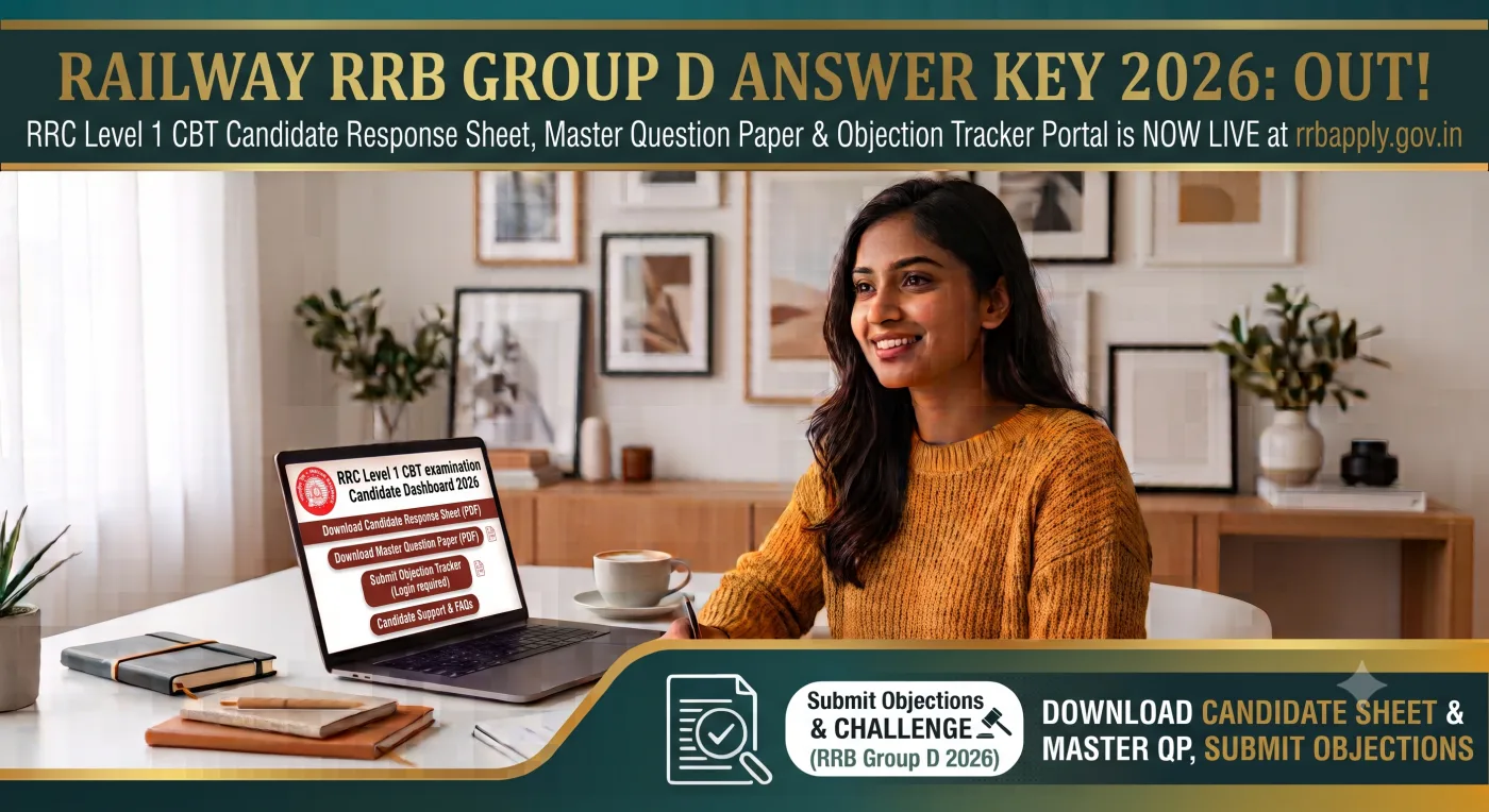 Railway RRB Group D Answer Key 2026