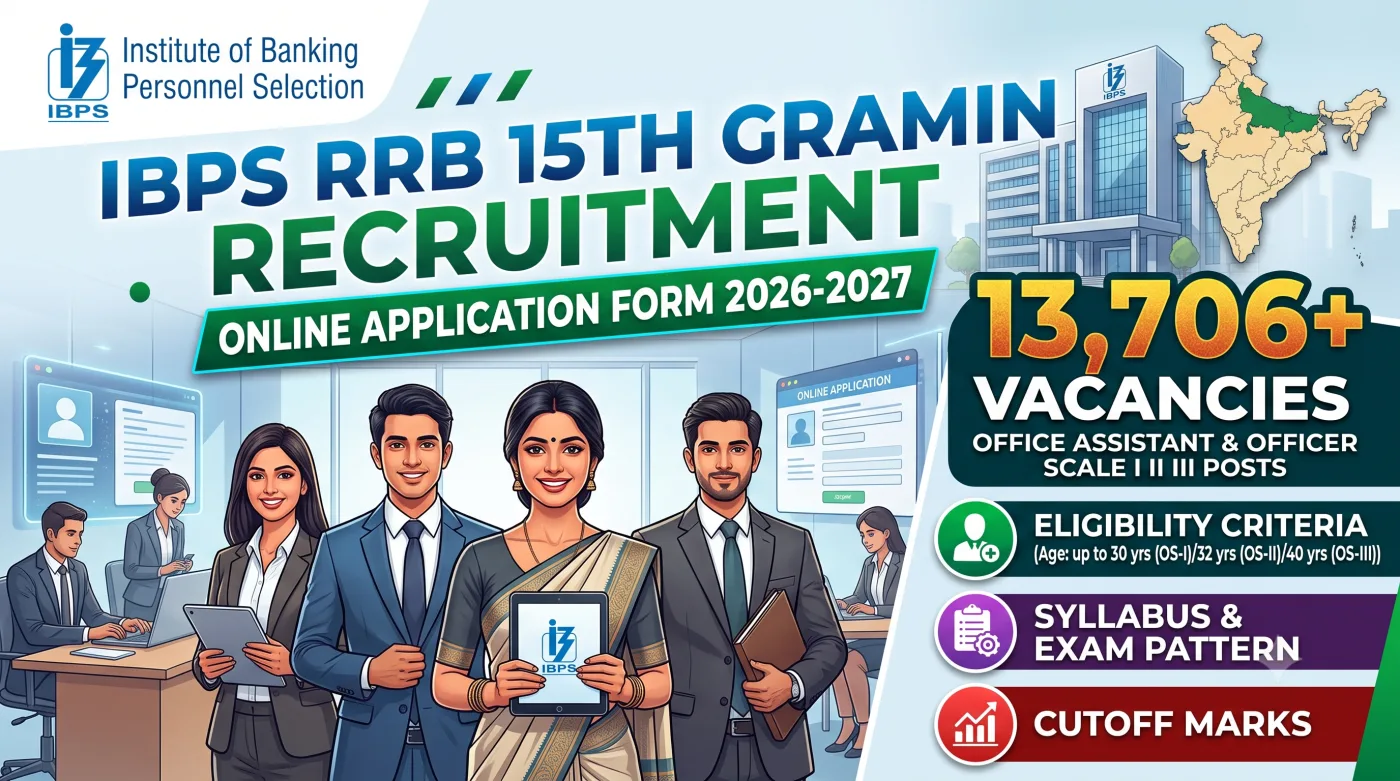 IBPS RRB 15th Gramin Bank Recruitment 2026-2027