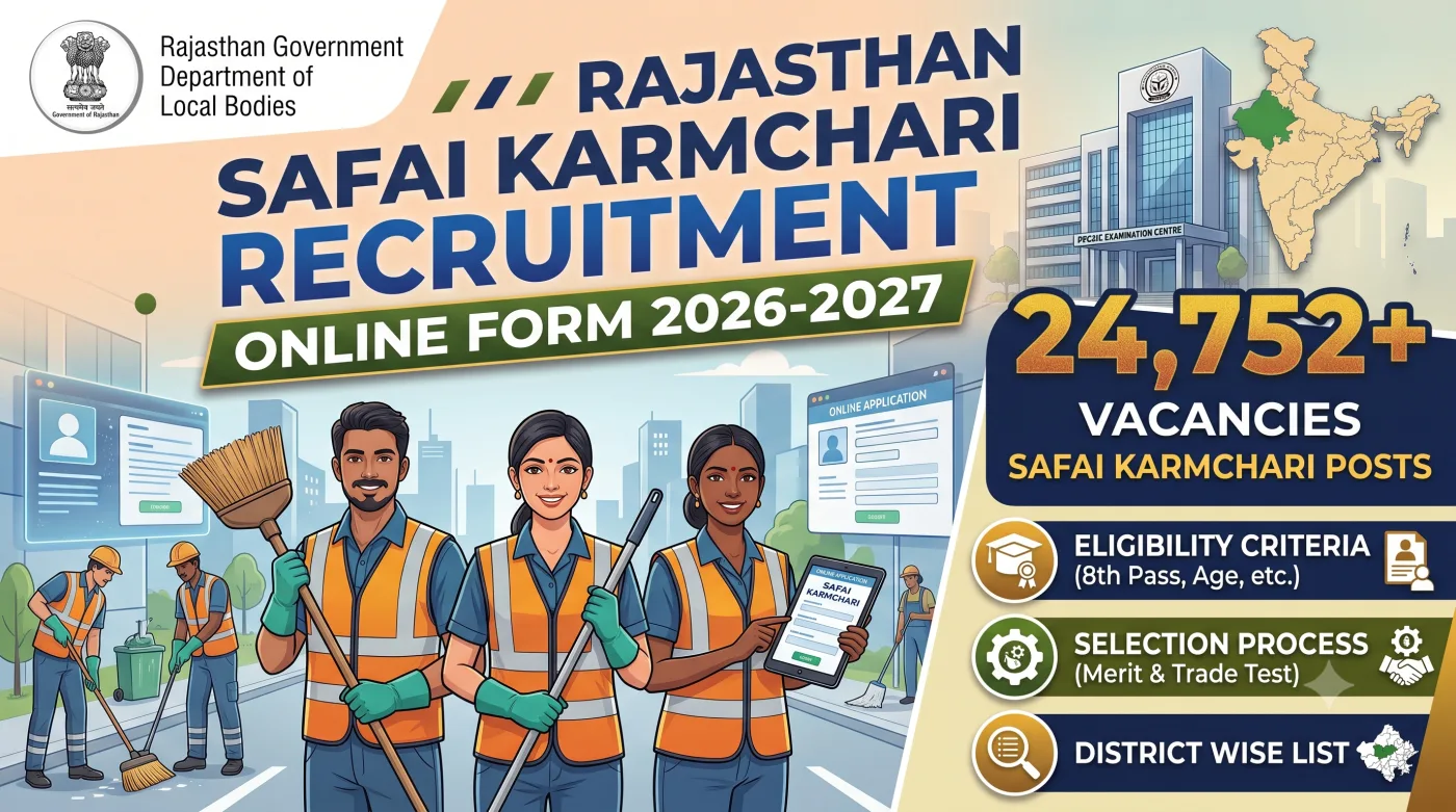 Rajasthan Safai Karmchari Recruitment 2026-2027