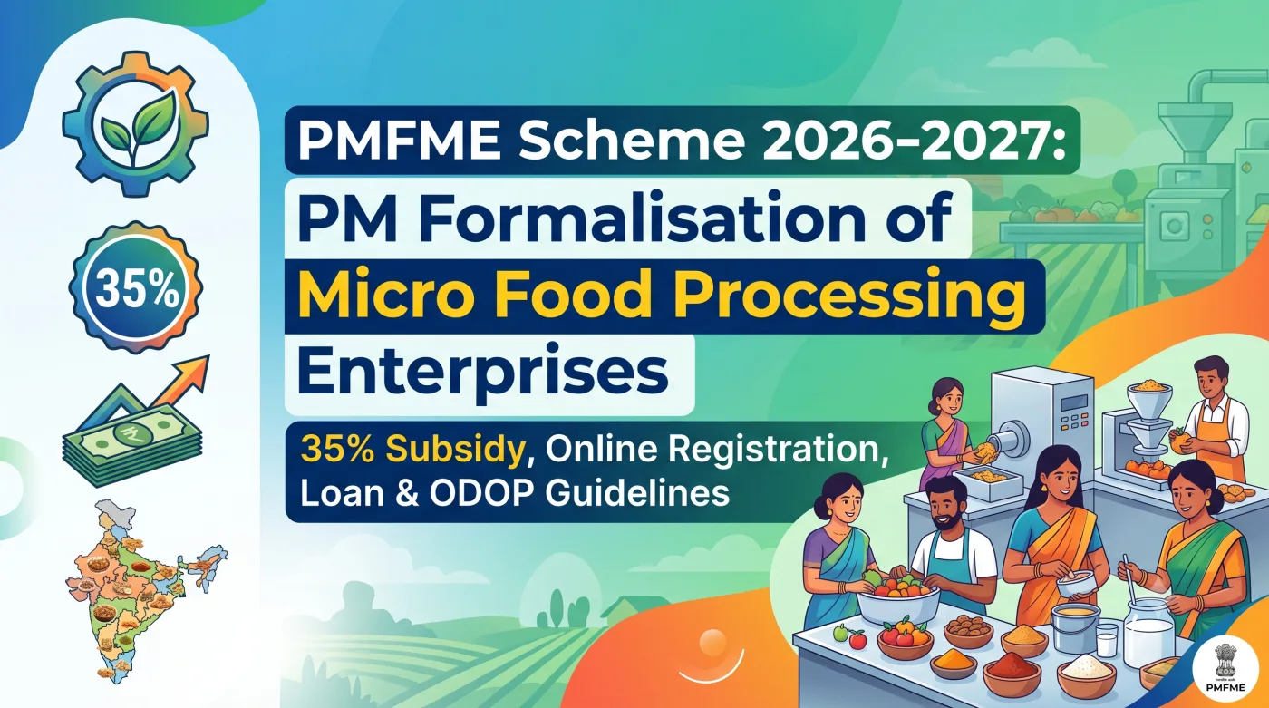 PMFME Scheme 2026-2027 PMFME Scheme 2026-2027