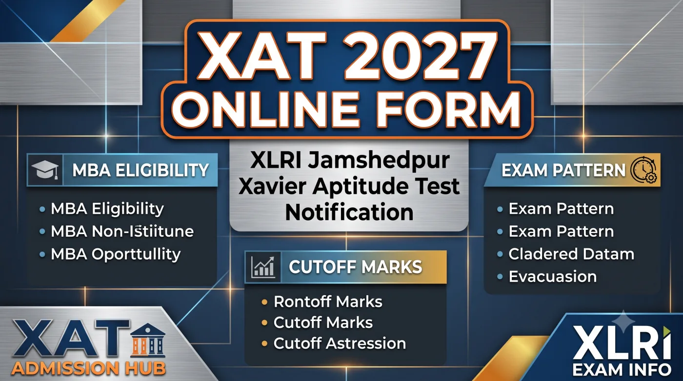XAT 2027 Online Form