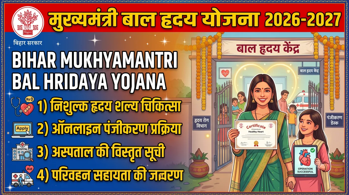 Bihar Mukhyamantri Bal Hridaya Yojana 2026-2027