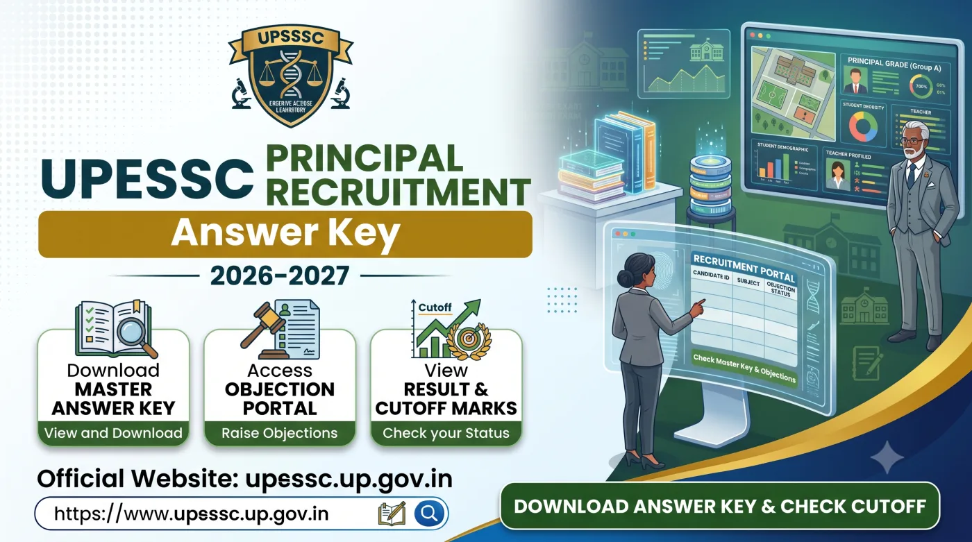 UPESSC Principal Recruitment Answer Key 2026-2027 UPESSC Principal Recruitment Answer Key 2026-2027