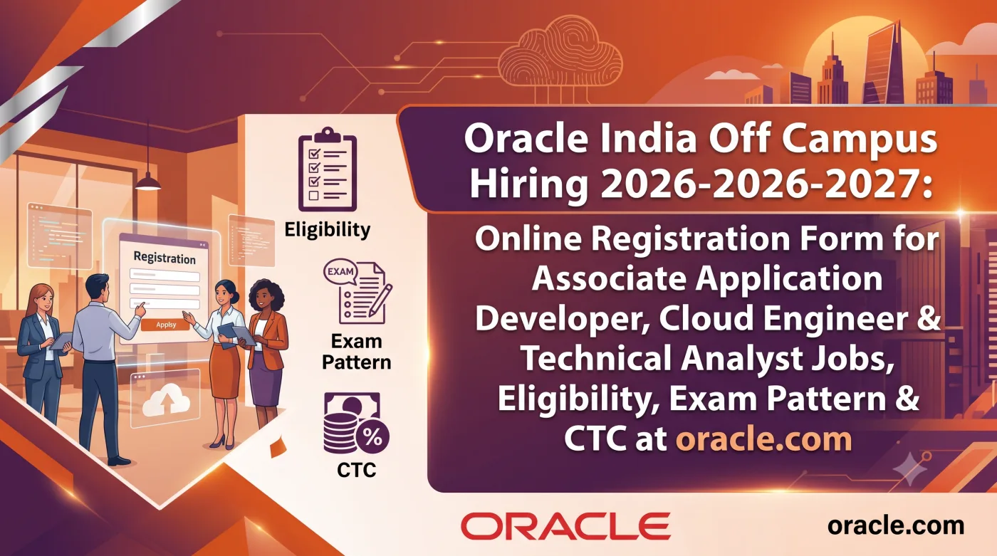 Oracle India Off Campus Hiring 2026-2027 Oracle India Off Campus Hiring 2026-2027