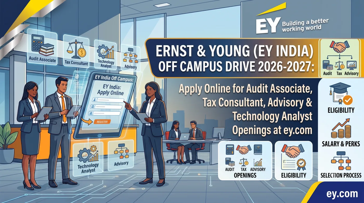 Ernst & Young (EY India) Off Campus Drive 2026-2027