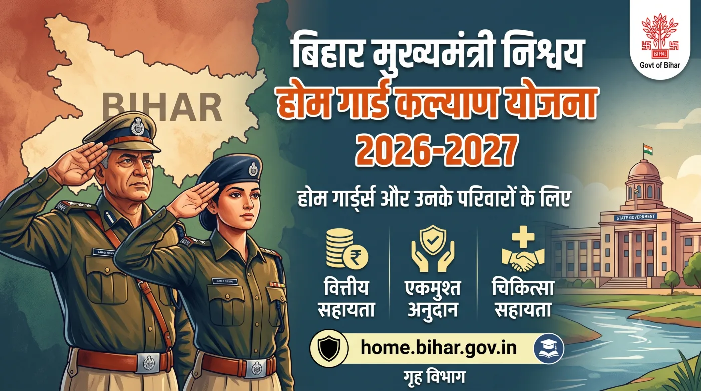 Bihar Mukhyamantri Nishchay Home Guard Welfare Scheme 2026-2027 Bihar Mukhyamantri Nishchay Home Guard Welfare Scheme 2026-2027