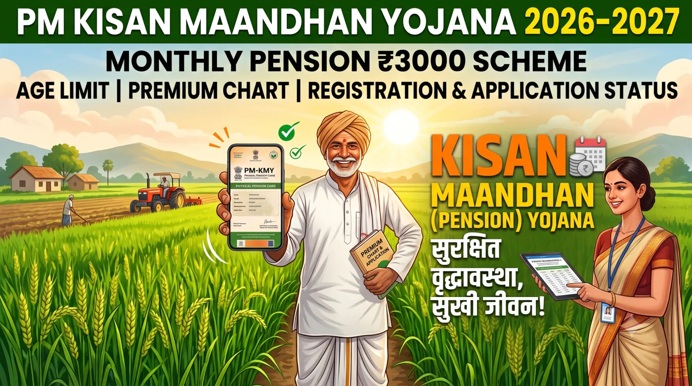 PM Kisan Maandhan Yojana 2026-2027 PM Kisan Maandhan Yojana 2026-2027