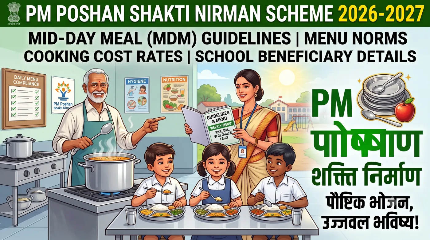 PM Poshan Shakti Nirman Scheme 2026-2027 PM Poshan Shakti Nirman Scheme 2026-2027