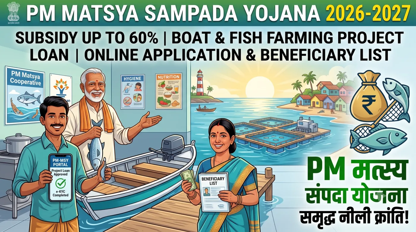 PM Matsya Sampada Yojana 2026-2027 PM Matsya Sampada Yojana 2026-2027