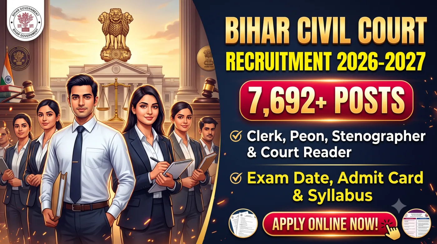 Bihar Civil Court Recruitment 2026-2027 Bihar Civil Court Recruitment 2026-2027