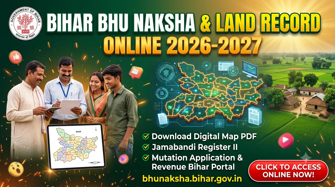 Bihar Bhu Naksha & Land Record Online 2026-2027