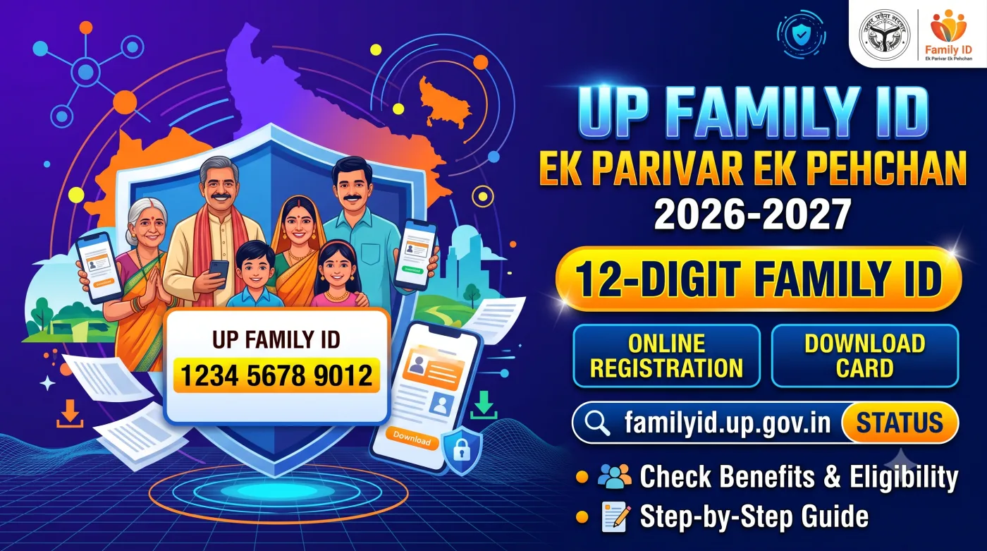 UP Family ID Ek Parivar Ek Pehchan 2026-2027