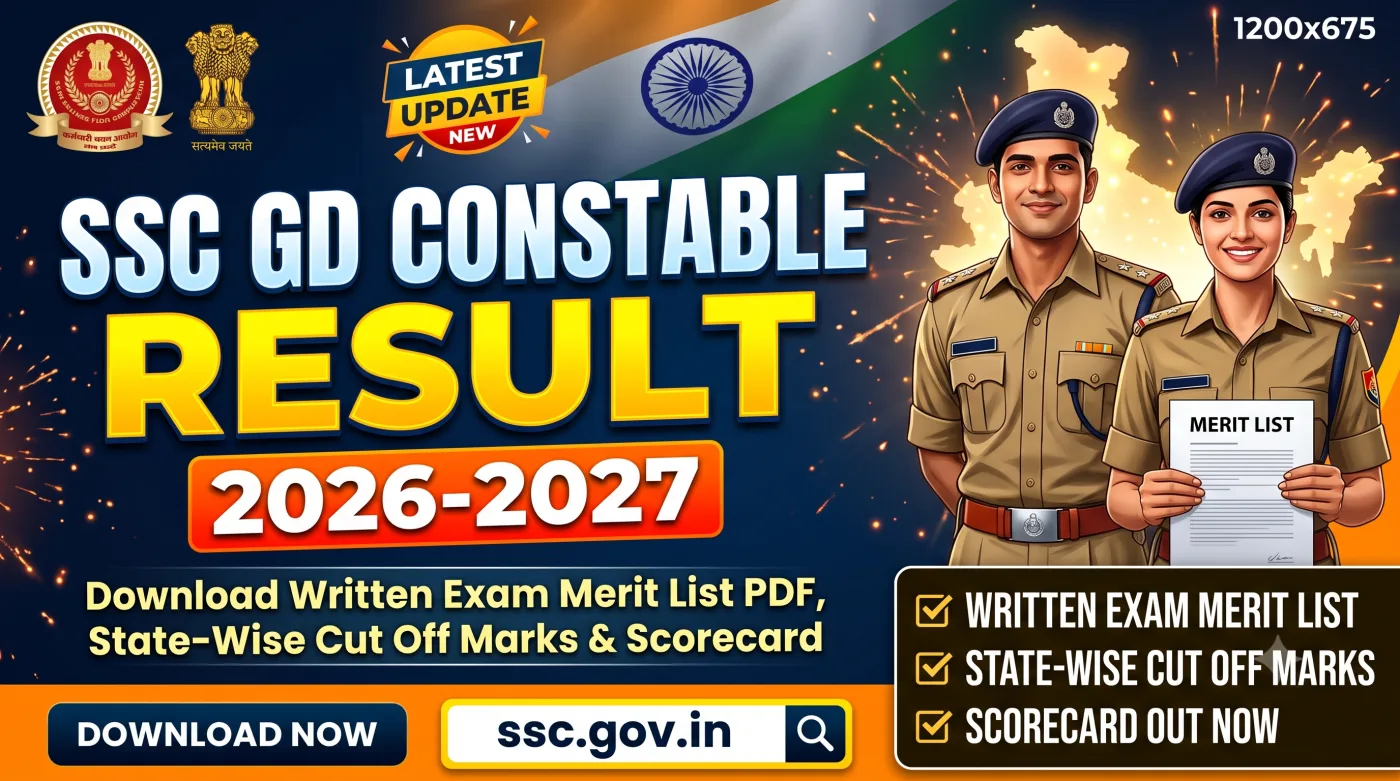 SSC GD Constable Result 2026-2027 SSC GD Constable Result 2026-2027