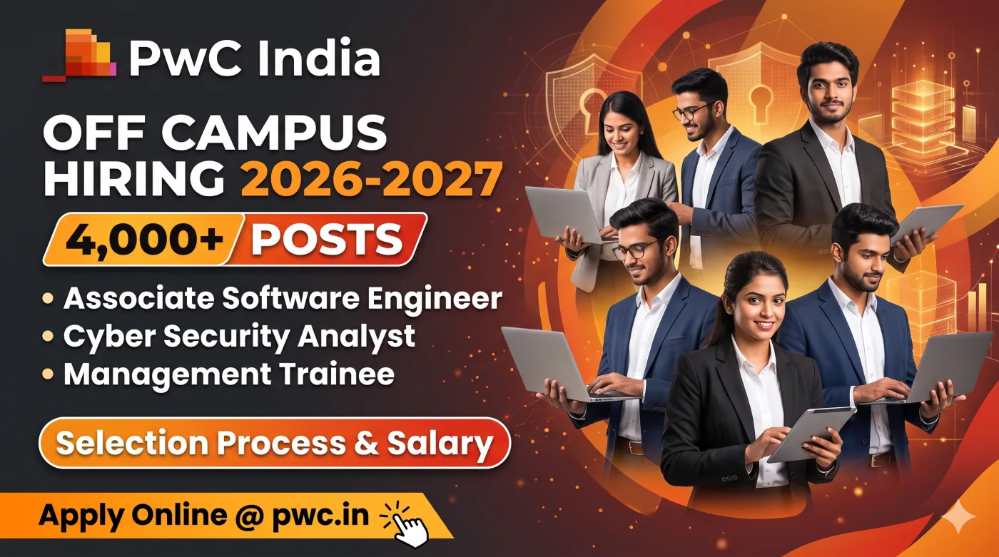 PwC India Off Campus Hiring 2026-2027
