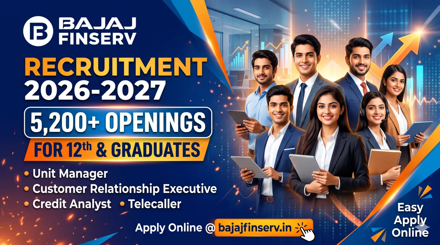 Bajaj Finserv Recruitment 2026-2027