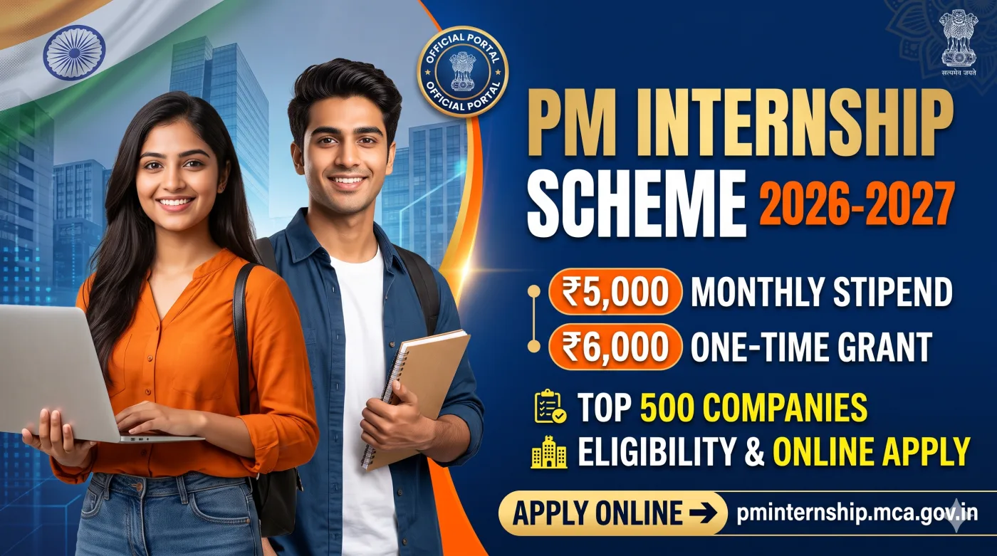 PM Internship Scheme 2026-2027 PM Internship Scheme 2026-2027