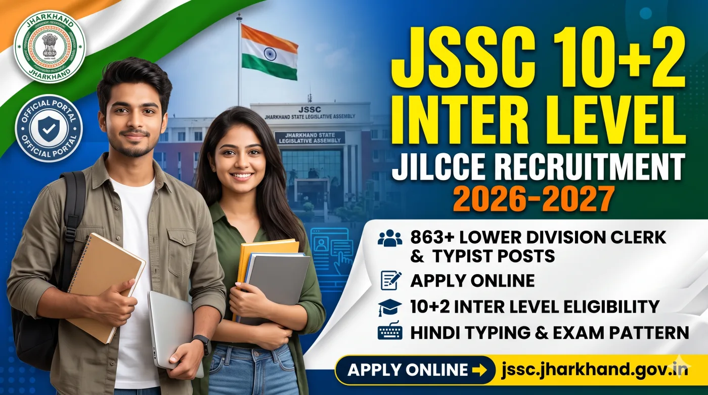JSSC 10+2 Inter Level JILCCE Recruitment 2026-2027